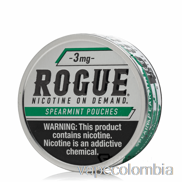 Vape Recargables Bolsas De Nicotina Rogue - Menta Verde 3 Mg